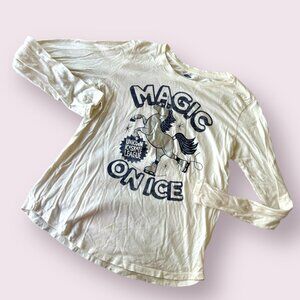 Girls Unicorn Iceskating Long Sleeve Shirt size 14